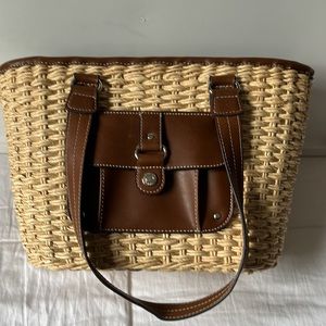 EUC American Living Jute/Basket tote